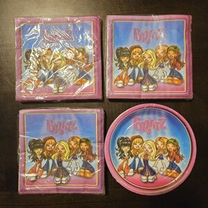 2002 MGA Bratz Napkins Plates Party Supplies